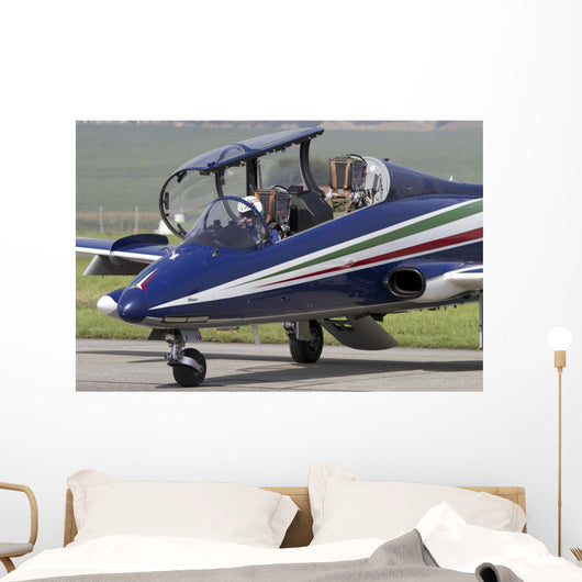 Mb-339a Pan Frecce Tricolor Grounded Wall Decal