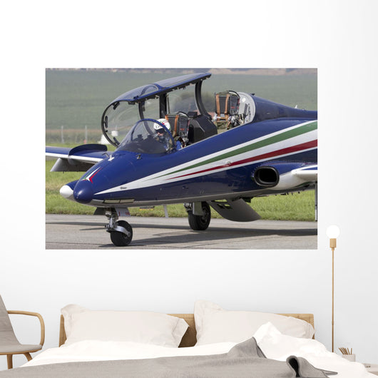 Mb-339a Pan Frecce Tricolor Grounded Wall Decal
