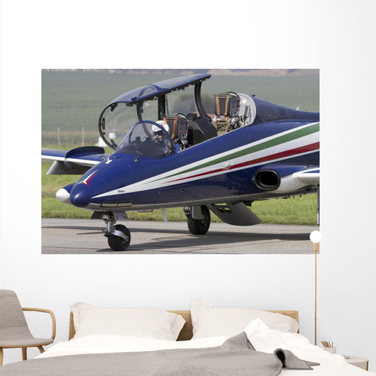 Mb-339a Pan Frecce Tricolor Grounded Wall Decal