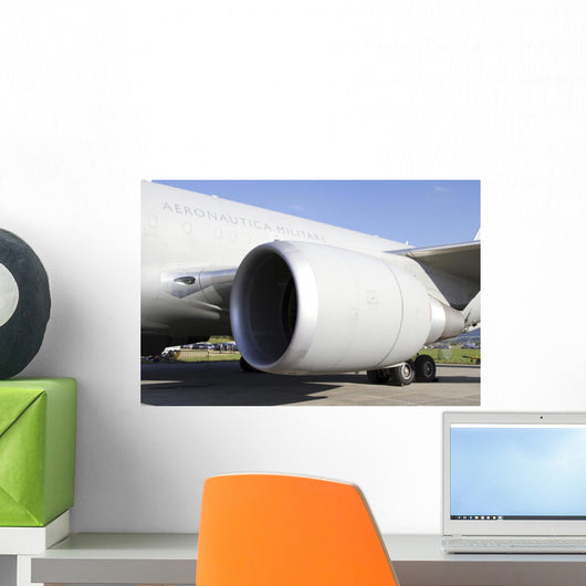 Close-up Jet Engine Italian Wall Decal