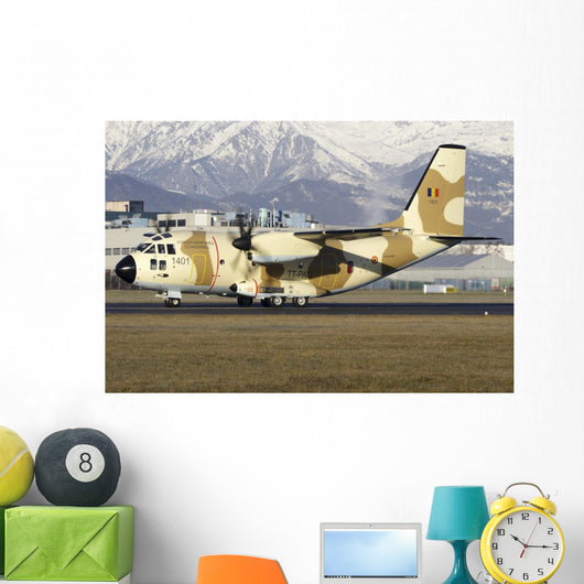 Chadian Air Force C-27j Grounded Wall Decal
