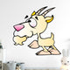Cartoon Nanny Goat Wall Decal