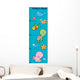 Ocean Animal Growth Chart Wall Decal