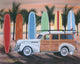 Sunset Woody Wall Mural