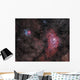 Lagoon Nebula and Trifid Wall Decal
