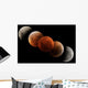 Composite Image Lunar Eclipse Wall Decal