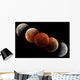 Composite Image Lunar Eclipse Wall Decal