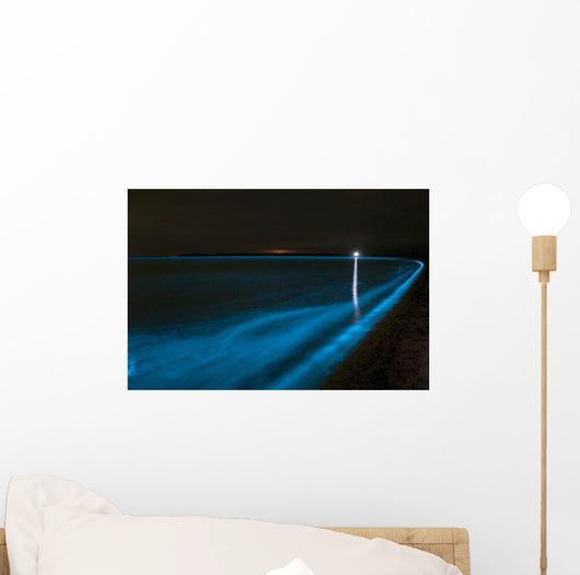Bioluminescence Waves Gippsland Lakes Wall Decal