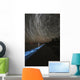 Star Trails over Bioluminescence Wall Decal
