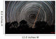 Southern Sky Star Trails Wall Decal Design 1