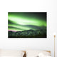Bright Aurora Borealis over Wall Decal Design 2