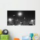 Moonrise over City Melbourne Wall Decal Design 2