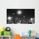 Moonrise over City Melbourne Wall Decal Design 2