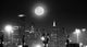 Moonrise over City Melbourne Wall Decal Design 2