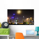 Moonrise over City Melbourne Wall Decal Design 1
