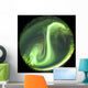 Fisheye Lens Bright Aurora Wall Decal