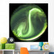 Fisheye Lens Bright Aurora Wall Decal