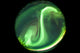 Fisheye Lens Bright Aurora Wall Decal