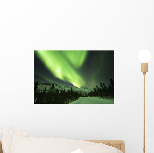 Northern Lights over Annie Wall Decal Design 1