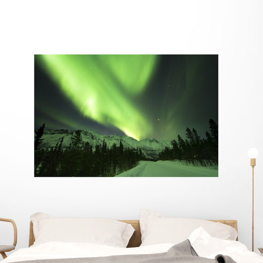 Northern Lights over Annie Wall Decal Design 1