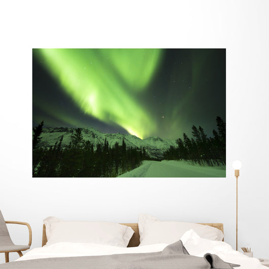 Northern Lights over Annie Wall Decal Design 1