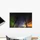 Moonrise and Aurora Borealis Wall Decal