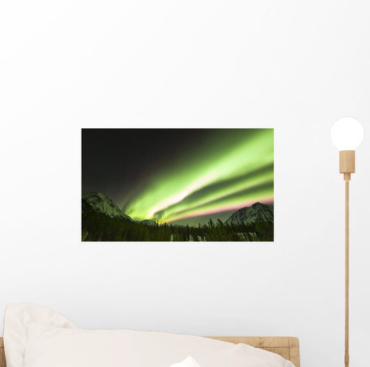 Bright Aurora Borealis Annie Wall Decal Design 4