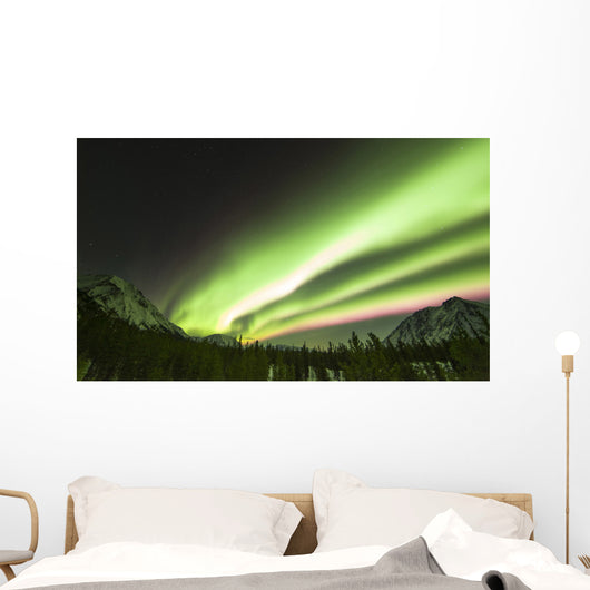 Bright Aurora Borealis Annie Wall Decal Design 4