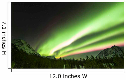 Bright Aurora Borealis Annie Wall Decal Design 4