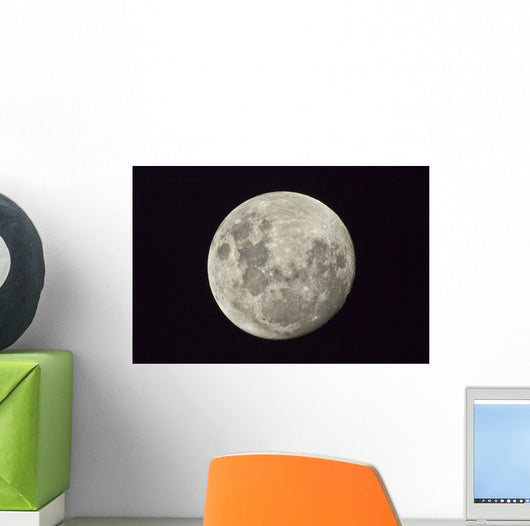 Moon as Seen from Wall Decal