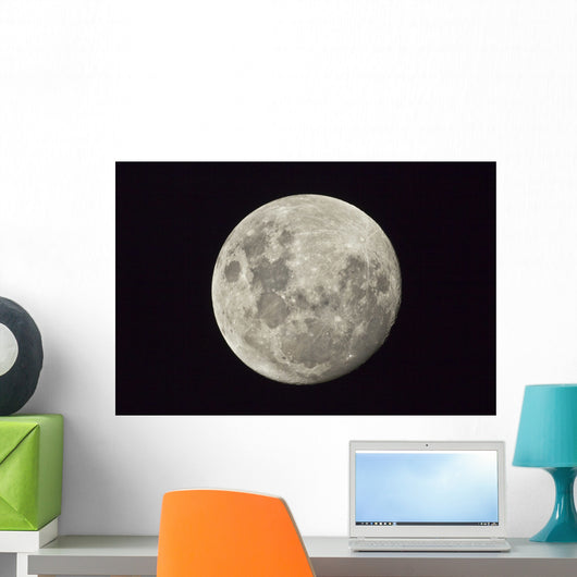 Moon as Seen from Wall Decal