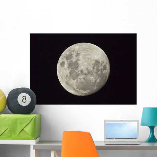 Moon as Seen from Wall Decal