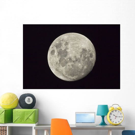 Moon as Seen from Wall Decal