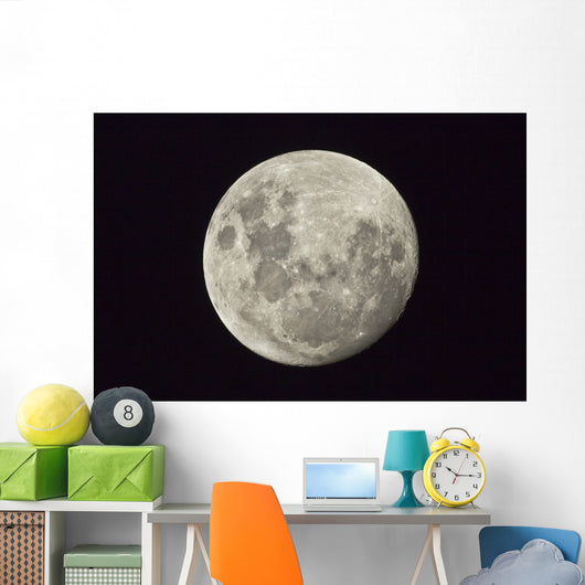 Moon as Seen from Wall Decal