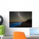 Star Trails and Bioluminescence Wall Decal Design 2
