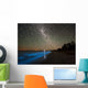 Star Trails and Bioluminescence Wall Decal Design 2