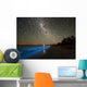 Star Trails and Bioluminescence Wall Decal Design 2