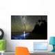 Star Trails and Bioluminescence Wall Decal Design 1