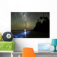 Star Trails and Bioluminescence Wall Decal Design 1