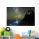 Star Trails and Bioluminescence Wall Decal Design 1