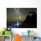 Star Trails and Bioluminescence Wall Decal Design 1