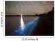 Star Trails and Bioluminescence Wall Decal Design 3