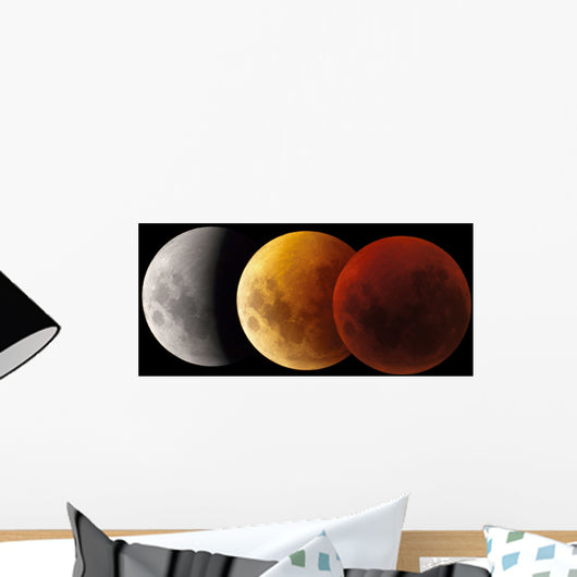 Composite Image Lunar Eclipse Wall Decal