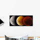 Composite Image Lunar Eclipse Wall Decal