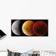 Composite Image Lunar Eclipse Wall Decal