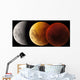 Composite Image Lunar Eclipse Wall Decal