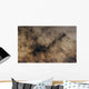 Dark Nebula against Milky Wall Decal