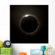 Solar Eclipse with Prominences Wall Decal