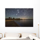 Star Trails and Bioluminescence Wall Decal Design 2