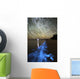 Star Trails and Bioluminescence Wall Decal Design 1